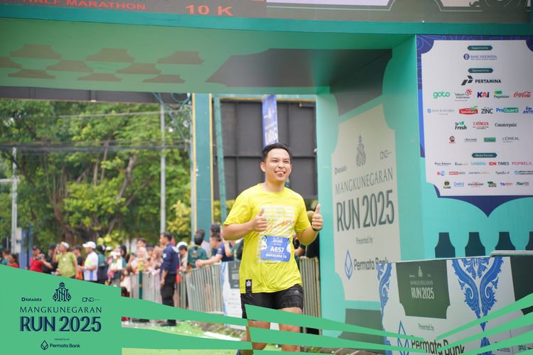 Race photo from Mangkunegaran Run 2025