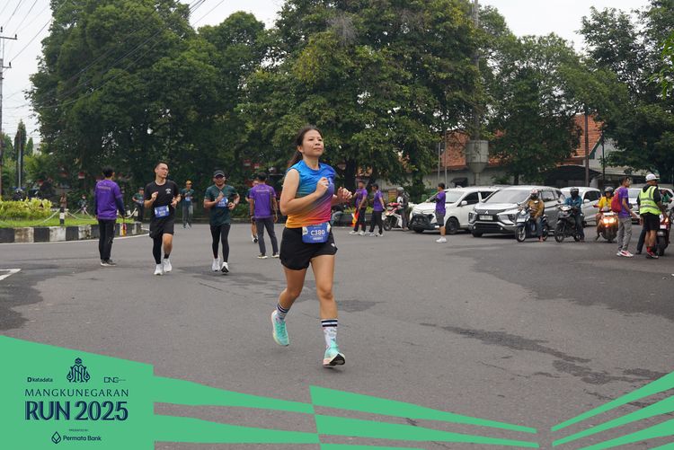Race photo from Mangkunegaran Run 2025