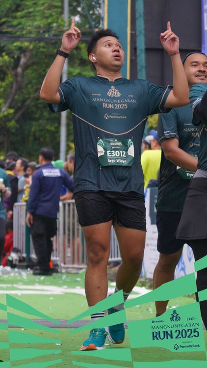 Race photo from Mangkunegaran Run 2025