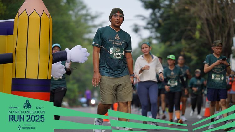 Race photo from Mangkunegaran Run 2025