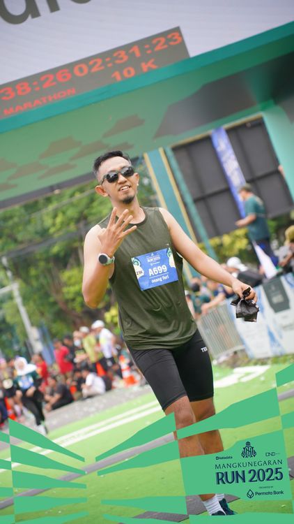Race photo from Mangkunegaran Run 2025