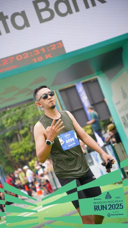 Race photo from Mangkunegaran Run 2025