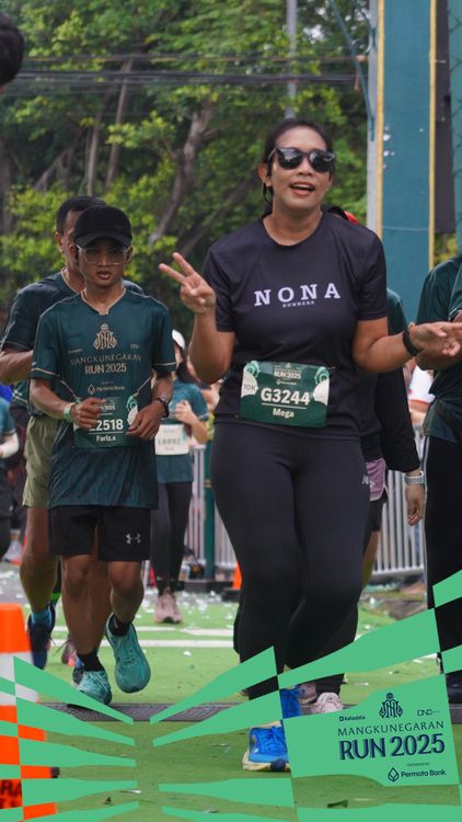 Race photo from Mangkunegaran Run 2025