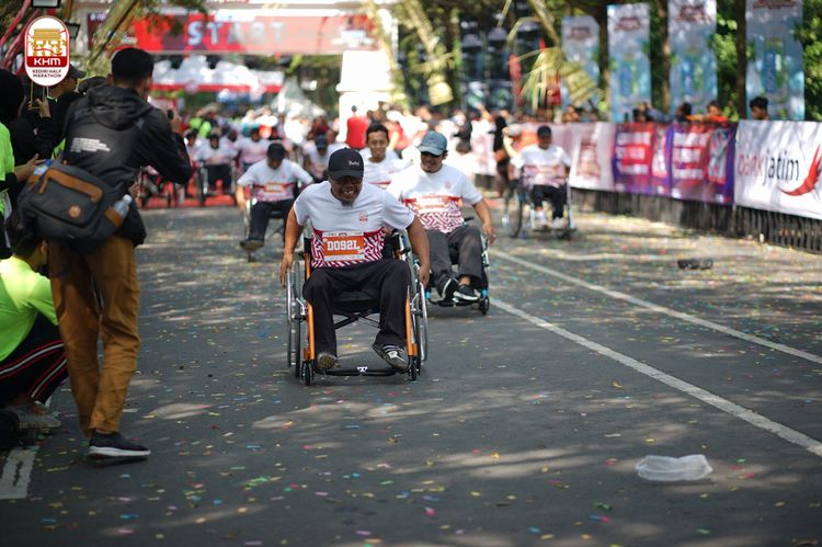 Race photo from Kediri Half Marathon 2024