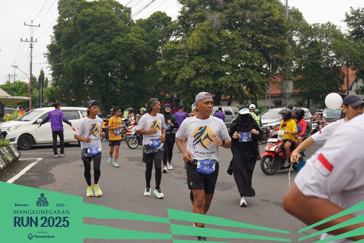 Race photo from Mangkunegaran Run 2025