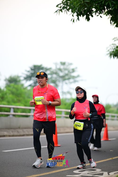 Race photo from CISANGKAN KBP CITY RUN 2025