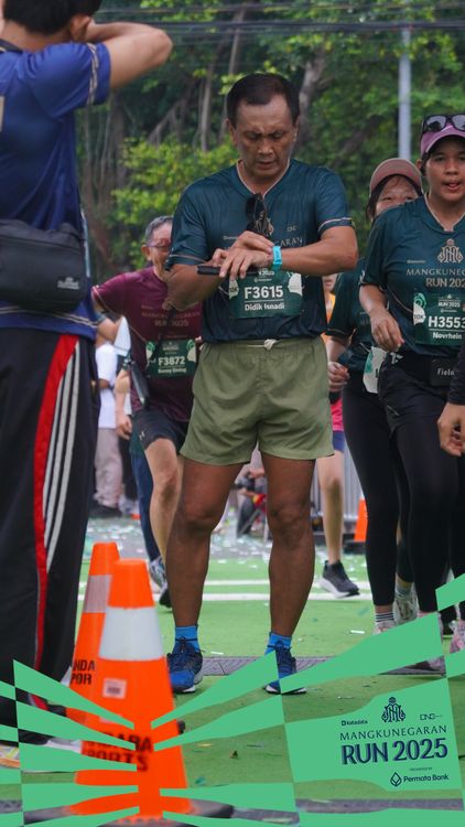 Race photo from Mangkunegaran Run 2025