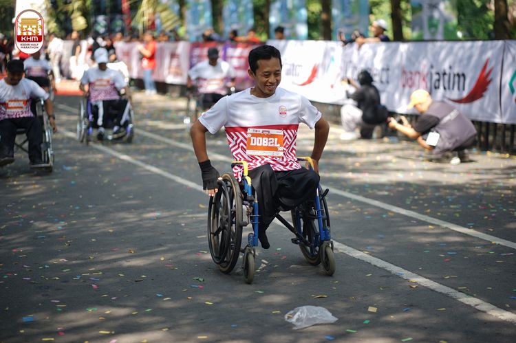 Race photo from Kediri Half Marathon 2024
