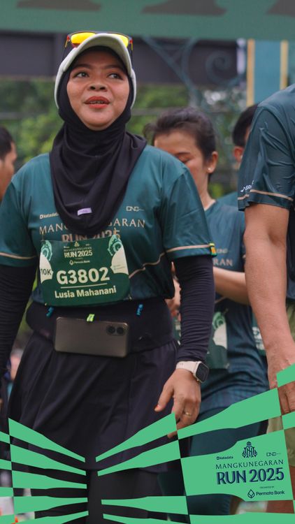 Race photo from Mangkunegaran Run 2025