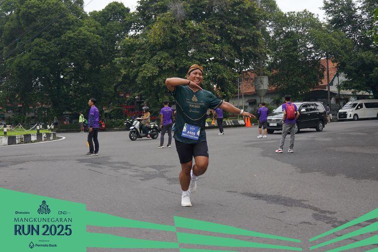 Race photo from Mangkunegaran Run 2025