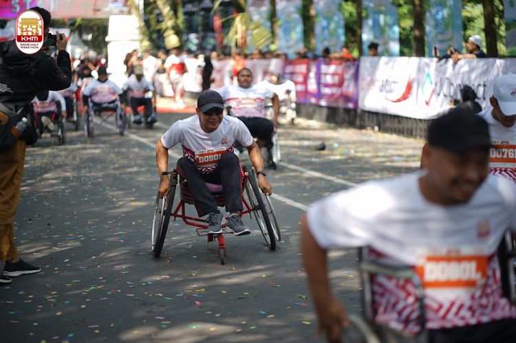 Race photo from Kediri Half Marathon 2024