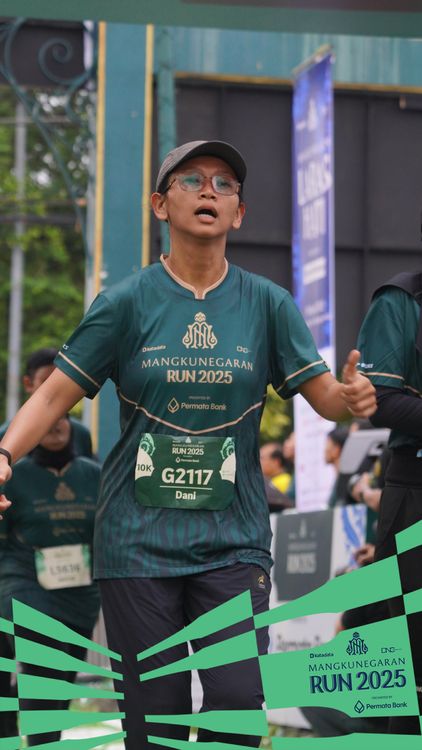 Race photo from Mangkunegaran Run 2025