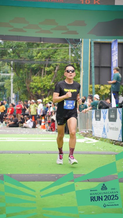 Race photo from Mangkunegaran Run 2025
