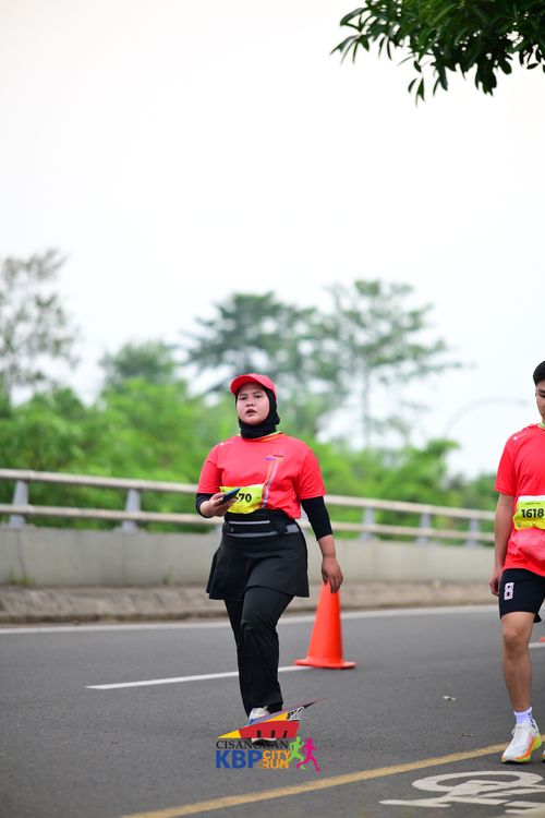 Race photo from CISANGKAN KBP CITY RUN 2025