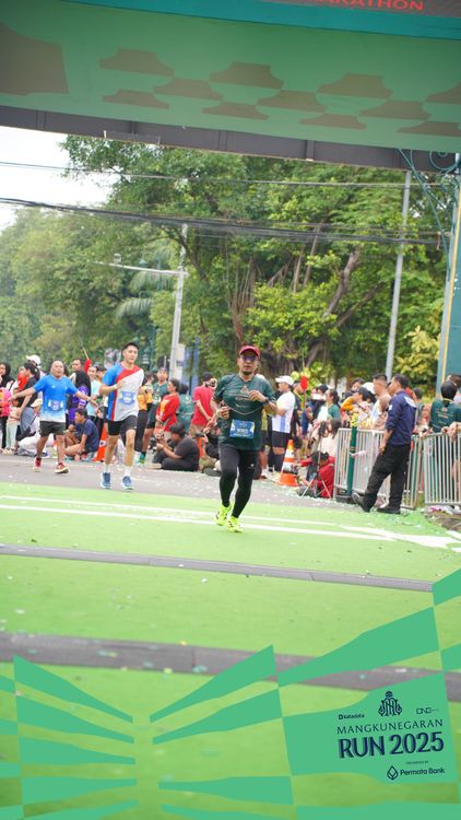 Race photo from Mangkunegaran Run 2025