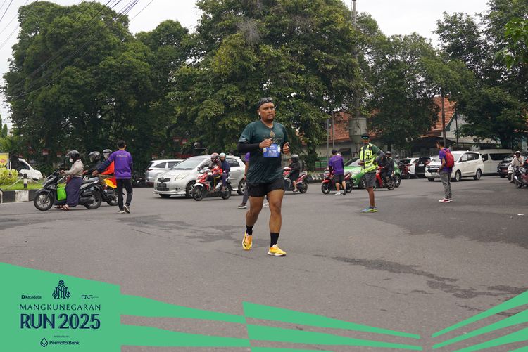 Race photo from Mangkunegaran Run 2025