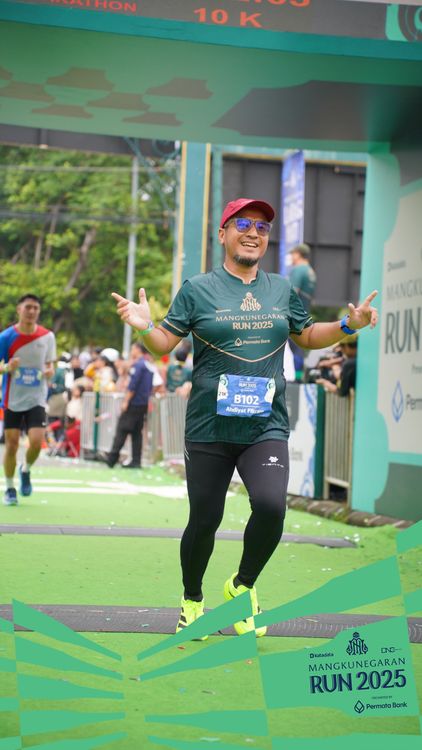 Race photo from Mangkunegaran Run 2025