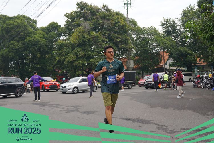 Race photo from Mangkunegaran Run 2025