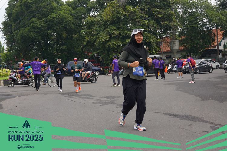 Race photo from Mangkunegaran Run 2025