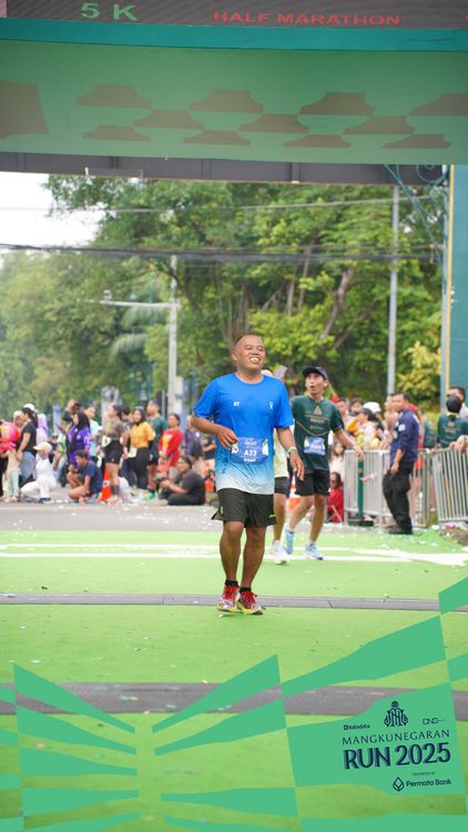 Race photo from Mangkunegaran Run 2025