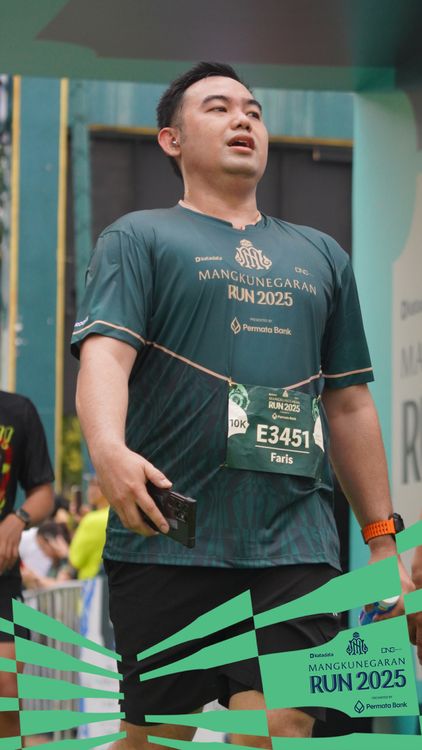 Race photo from Mangkunegaran Run 2025