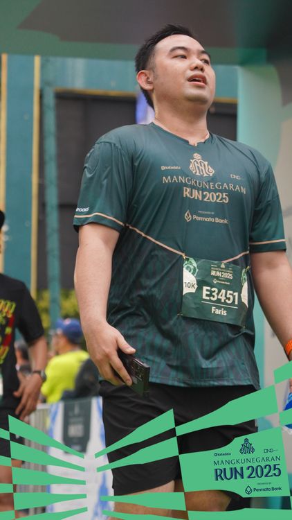 Race photo from Mangkunegaran Run 2025