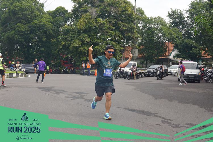 Race photo from Mangkunegaran Run 2025