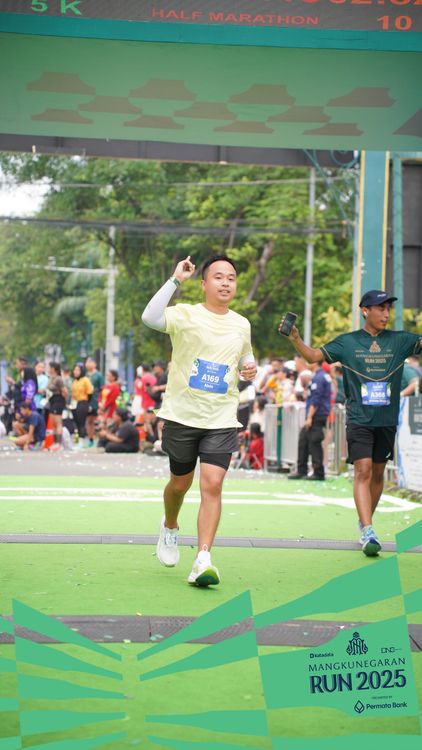 Race photo from Mangkunegaran Run 2025