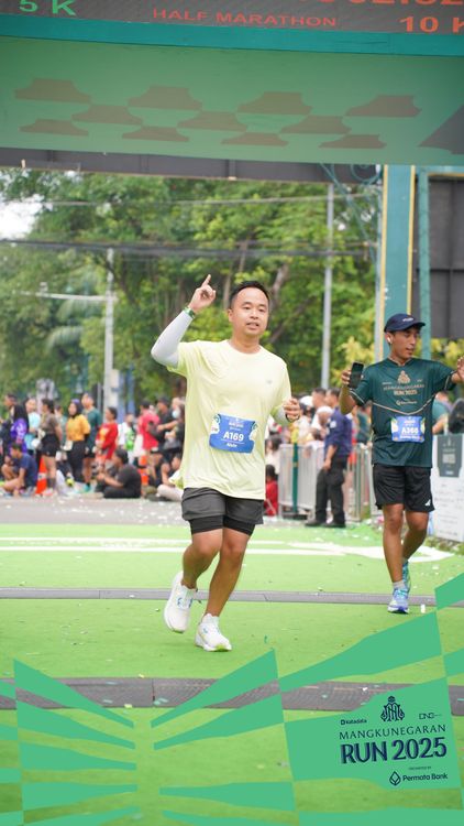 Race photo from Mangkunegaran Run 2025