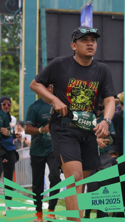Race photo from Mangkunegaran Run 2025