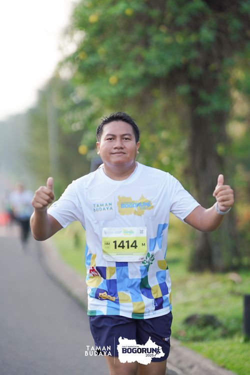 Race photo from Taman Budaya x BOGORUN 2025