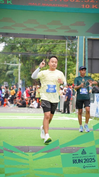 Race photo from Mangkunegaran Run 2025
