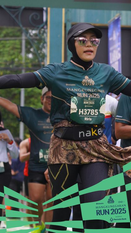 Race photo from Mangkunegaran Run 2025