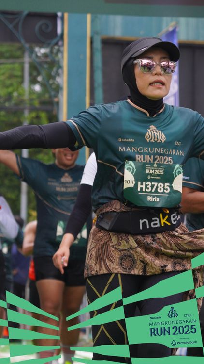 Race photo from Mangkunegaran Run 2025