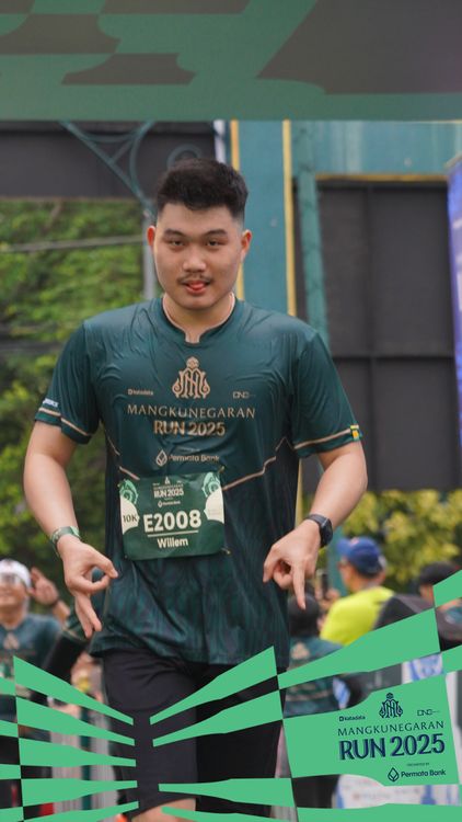 Race photo from Mangkunegaran Run 2025