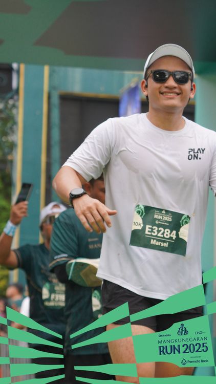 Race photo from Mangkunegaran Run 2025