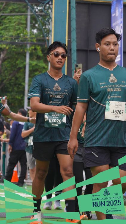 Race photo from Mangkunegaran Run 2025