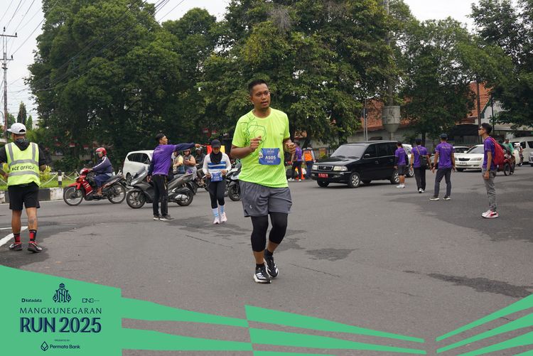 Race photo from Mangkunegaran Run 2025
