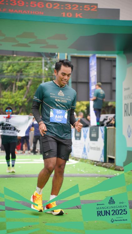 Race photo from Mangkunegaran Run 2025