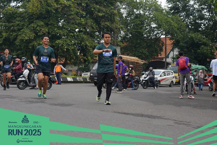 Race photo from Mangkunegaran Run 2025