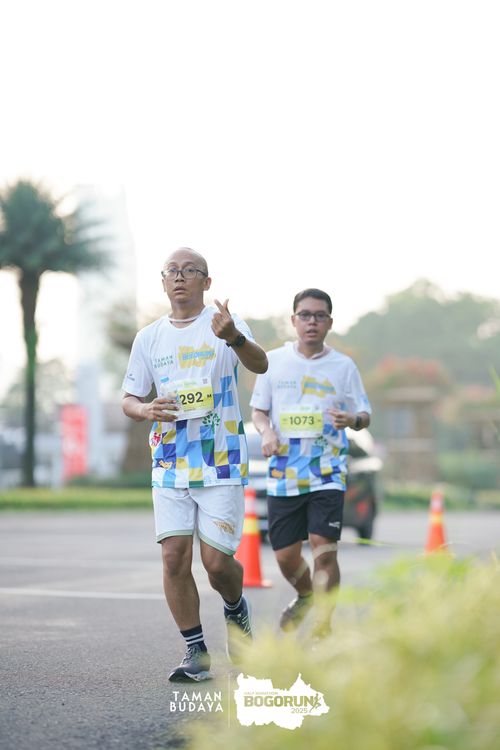 Race photo from Taman Budaya x BOGORUN 2025