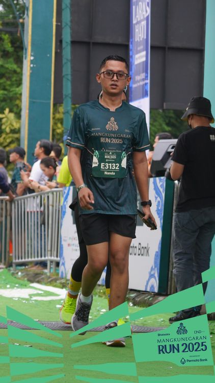 Race photo from Mangkunegaran Run 2025