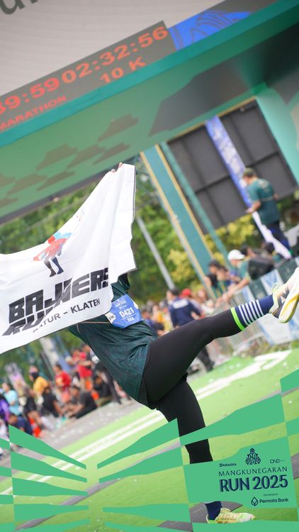 Race photo from Mangkunegaran Run 2025