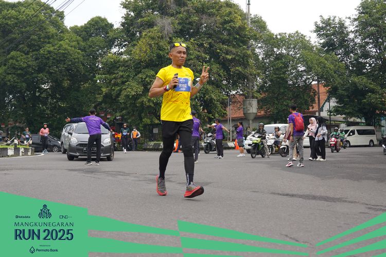 Race photo from Mangkunegaran Run 2025