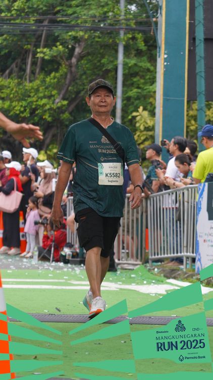 Race photo from Mangkunegaran Run 2025