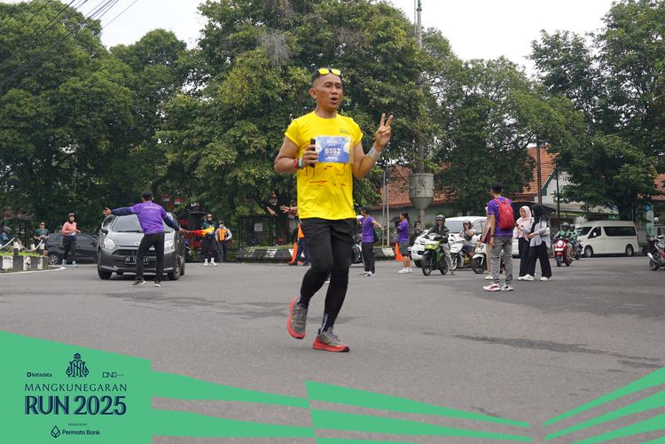 Race photo from Mangkunegaran Run 2025