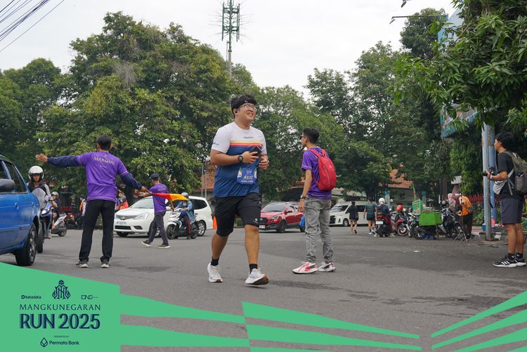 Race photo from Mangkunegaran Run 2025