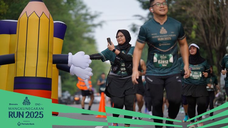 Race photo from Mangkunegaran Run 2025