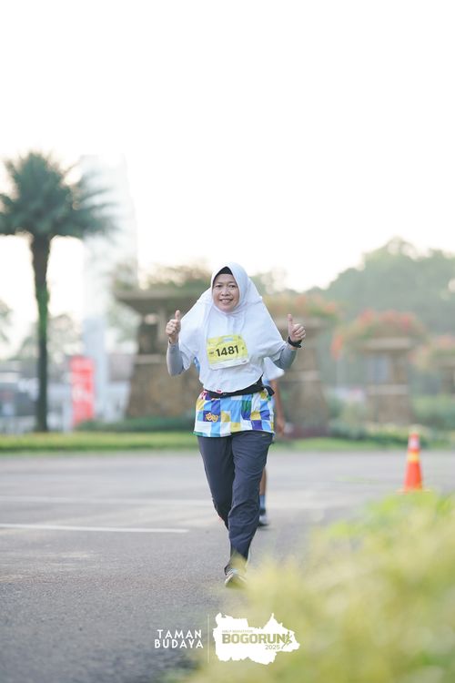 Race photo from Taman Budaya x BOGORUN 2025