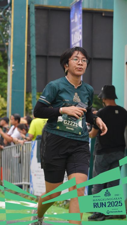 Race photo from Mangkunegaran Run 2025